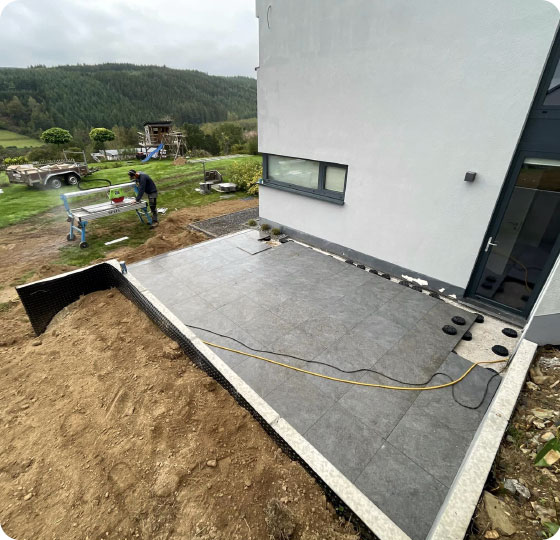 creation de terrasse a malmedy